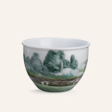 山水茶杯